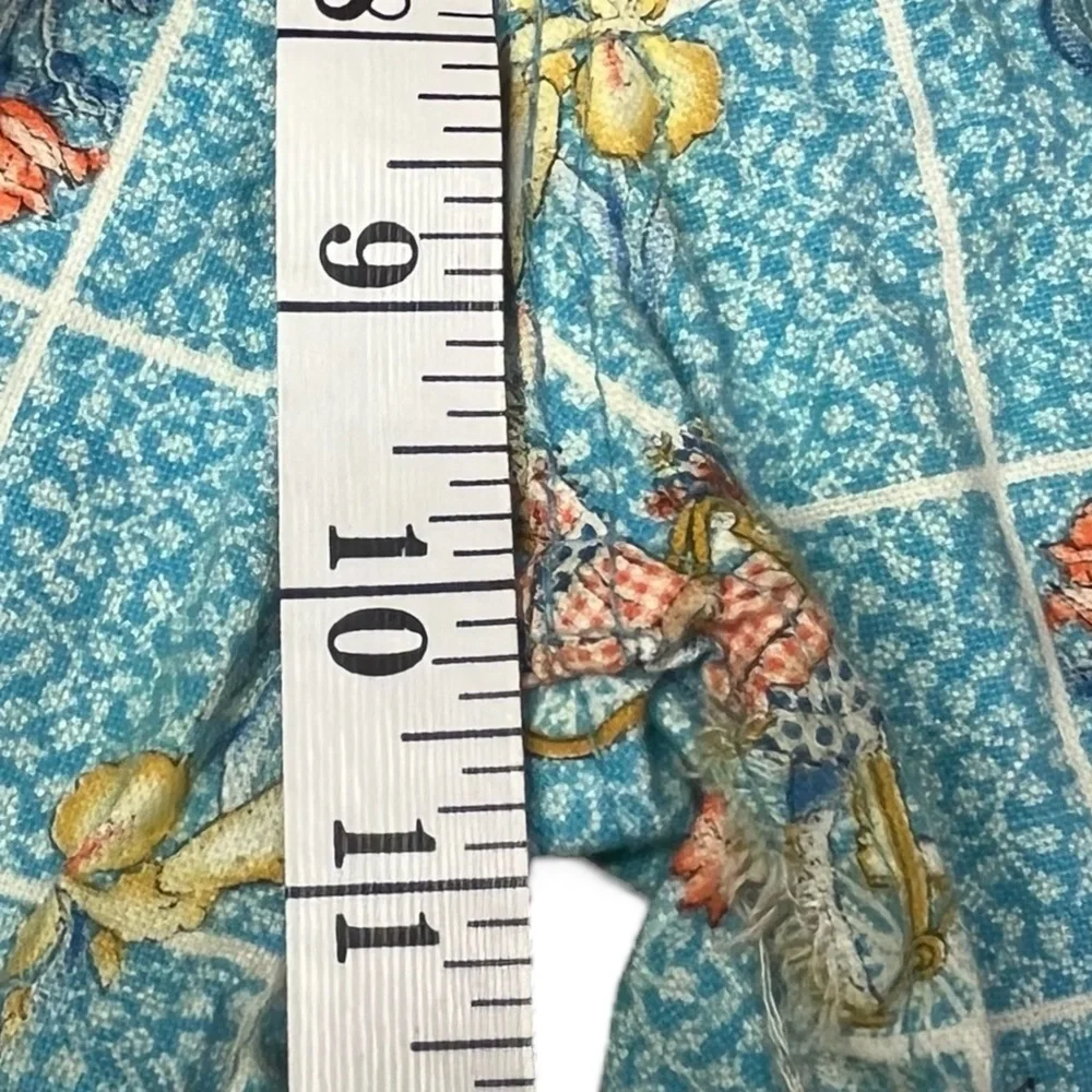 Vintage 70’s High Rise Shorts Hollie Hobbie Style Bicycle Print XS